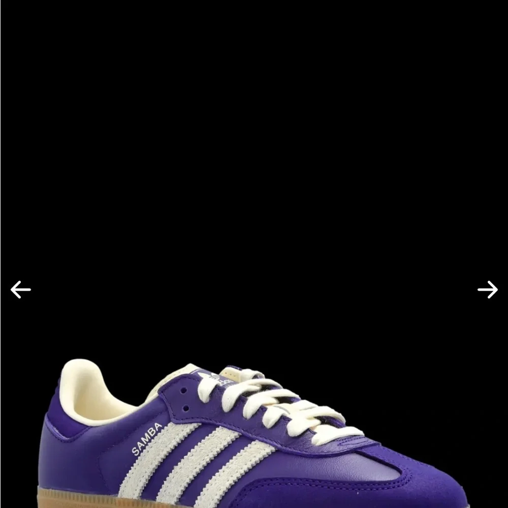 Adidas Samba Purple & White Women Sz 9 /7.5 Men NWB - Picture 9 of 14